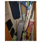 vacuums and step ladder 