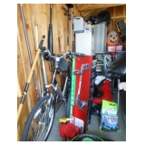 bike and weed wacker 