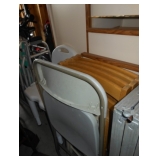 folding chairs and folding table 