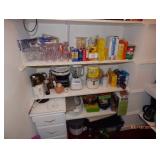 glasses and kitchen appliances 