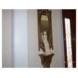 mirror and statue 