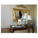 mirror and sofa table 