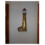 metal lighthouse wall decor 