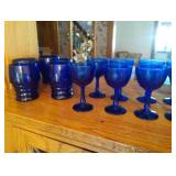 blue glasses 