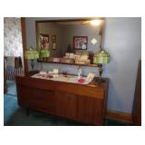 dresser and mirror 