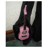 pink guitar 