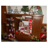 christmas decor and entertainment center 
