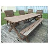 outdoor table and chairs 