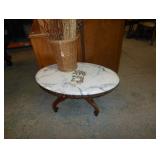 marble top end table 