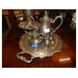 silver tea set 