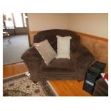 arm chair and pillows 