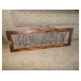 family wall sign 