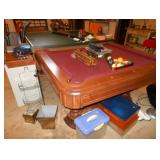 pool table and ping pong table 