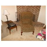 wing back chair 