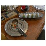 silver serving dishes 