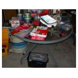 glass top table 