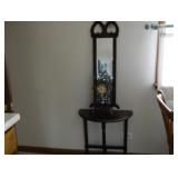 hall table and mirror 