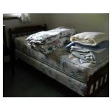 twin bed and headboard 