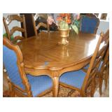 dining room table and chairs 