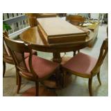 dining room table and chairs 