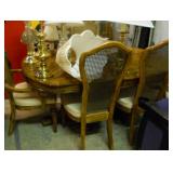 dining room table and chairs 