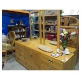 dresser and mirrors