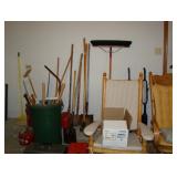 shovels rakes and brooms 