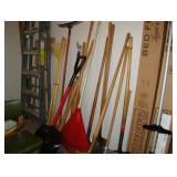 shovels rakes and brooms 