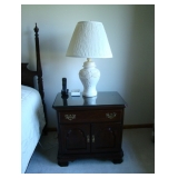 night stand and lamp 