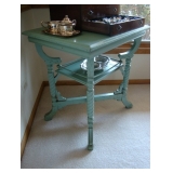 blue side table 