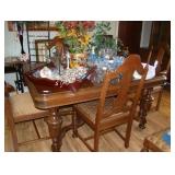 dining room table and chairs 