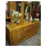 dresser and mirror 