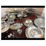 Twenty-five Piece Silver plate Collection   