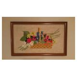 Large Framed Embroidery 