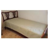 Mahogany Twin Bed