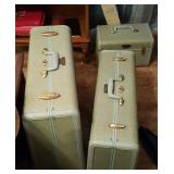 Vintage Light Blue Luggage
