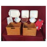 Casseroles and Baskets