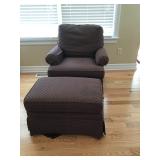 Ethan Allen Chair and Ottoman