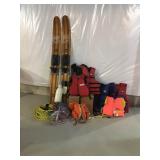 Vintage Wood Water Skis and Boating