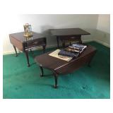 Lovely Ethan Allen Hardwood Coffee & End Tables