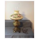 Antique Oil-Electrified Lamp