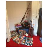 Archery, Vintage Fishing & Boys Life Magazines