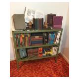 Classic Books & Metal Shelf