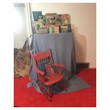 Lovely, Vintage Childrens Books & Rocker