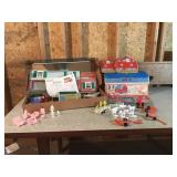 Metal Farm Set & Doll House