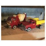 Metal TONKA Cement & Dump Trucks