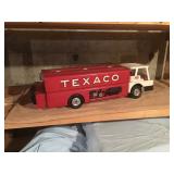 Mid-Century Metal Toy Texaco Fuel Truck