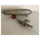 Vintage Metal Aviation Toys