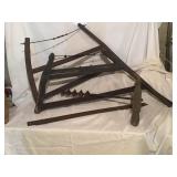 Vintage Primitive Buck Saws