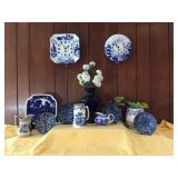 Blue Delft & Other China, Vases, Clocks